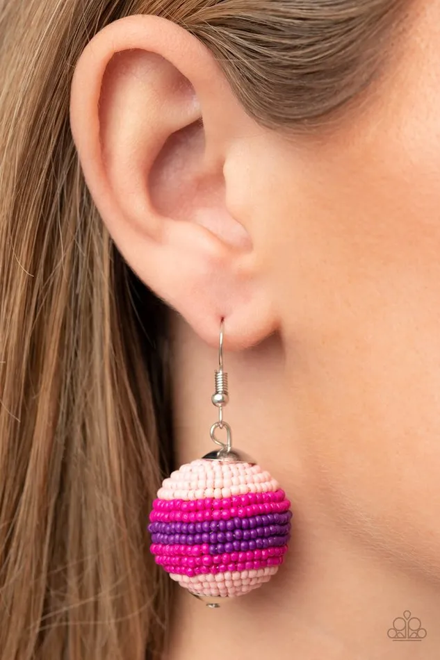 Paparazzi Jewelry Paparazzi Earring Zest Fest Pink Earrings