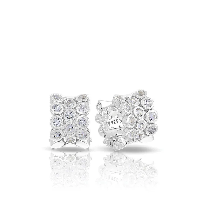 Belle Etoile Earrings Belle Etoile Shimmer Earrings Silver