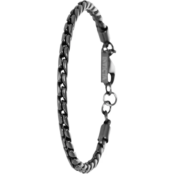 Bracelets Invicta Invicta Mens Bracelet Elements Titanium Stainless Steel Hook Buckle Clasp 39618