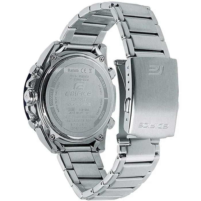 Casio Bracelets Casio Mens Watch Edifice Smartphone Link Stainless Steel Bracelet ECB900DB1C