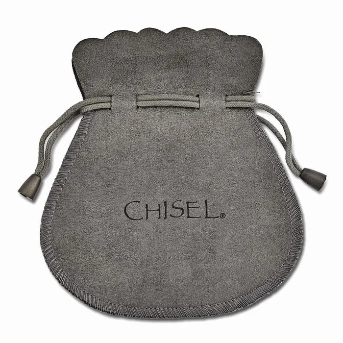 Chisel Earrings Stainless Steel Brown IP Plated Round Hoop Earrings Chisel Earrings Stainless Steel Brown IP Plated Round Hoop Earrings