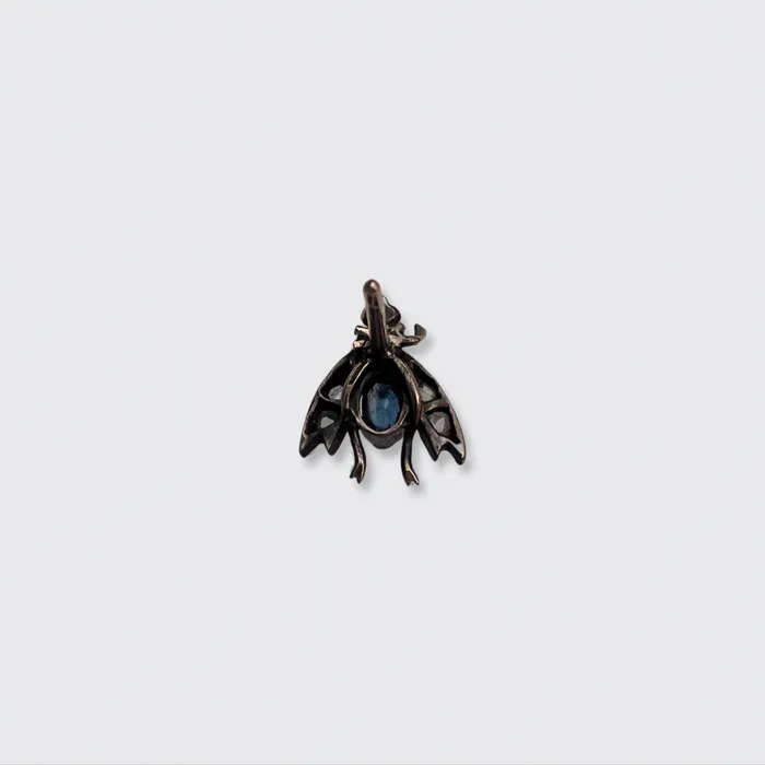 Diamond Sapphire Fly Earring Stickpin Conversion 21stfinds Earrings