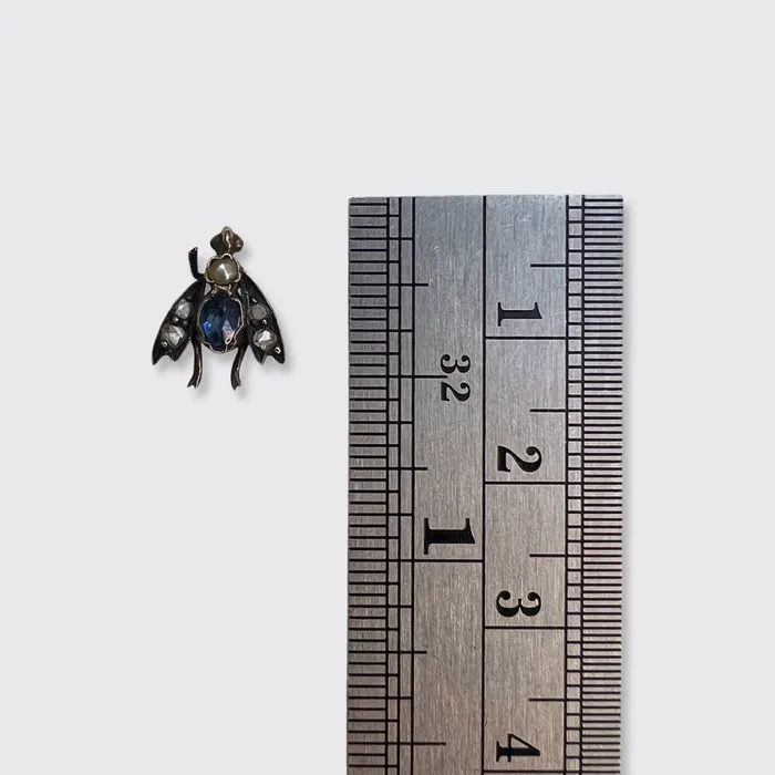 Diamond Sapphire Fly Earring Stickpin Conversion 21stfinds Earrings