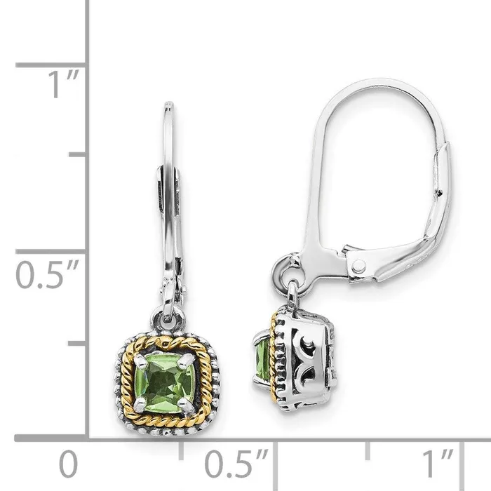 Earrings Jewelry Sterling Silver w14k Peridot Earrings Earrings Jewelry Sterling Silver w14k Peridot Earrings