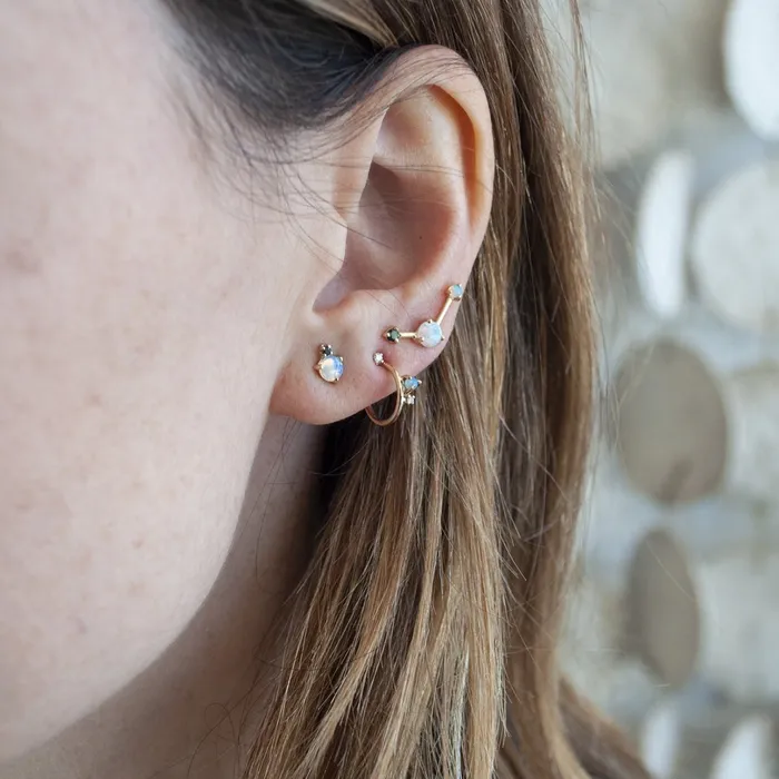 Earrings WWAKE Three Step Point Earrings