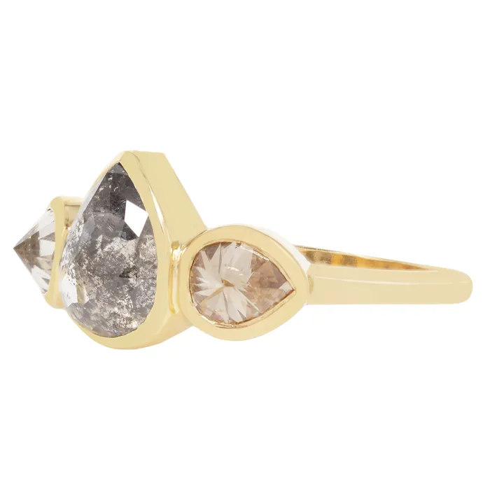 Grand Peaks Diamond Ring Lauren Wolf Jewelry Rings