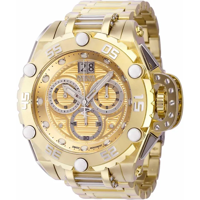 Invicta Earrings Invicta Mens Chronograph Watch Flying Fox Quartz Silver and Gold Dial Steel 38741 Invicta Earrings Invicta Mens Chronograph Watch Flying Fox Quartz Silver and Gold Dial Steel 38741
