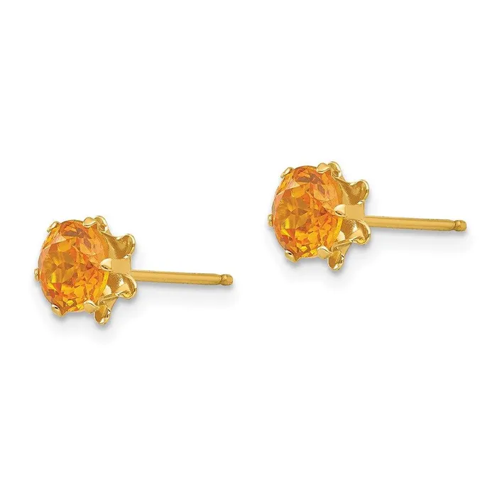 Jewelry Earrings Madi K Kids 14k 5mm Synthetic Nov Earrings Jewelry Earrings Madi K Kids 14k 5mm Synthetic Nov Earrings