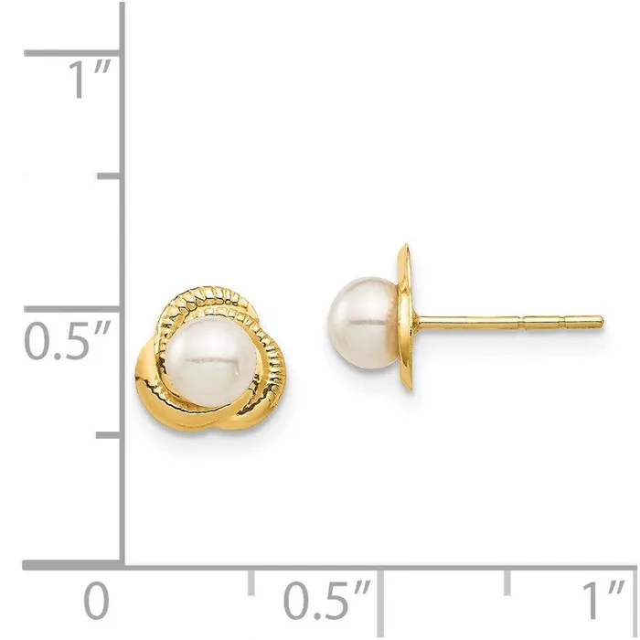 Jewelry Madi K Kids 14K 45mm White Button Freshwater Cultured Pearl Post Earrings Earrings Jewelry Madi K Kids 14K 45mm White Button Freshwater Cultured Pearl Post Earrings Earrings