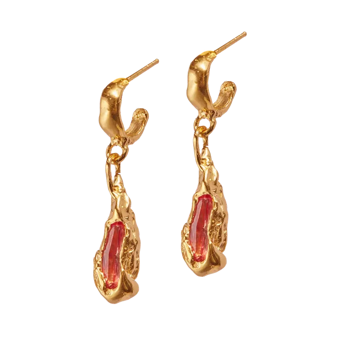 Naranja Hoop Simuero2022 Earrings