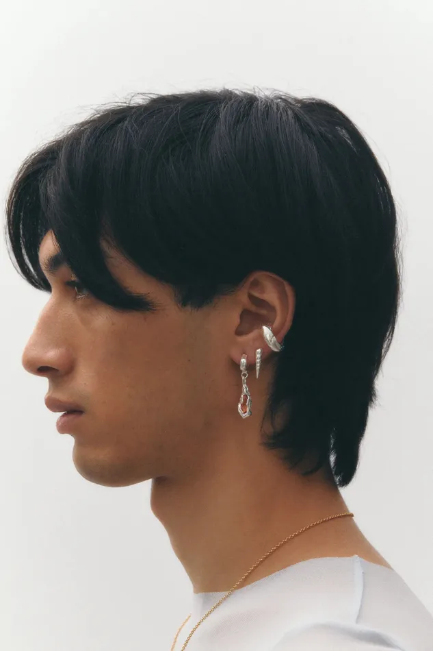 Naranja Hoop Simuero2022 Earrings