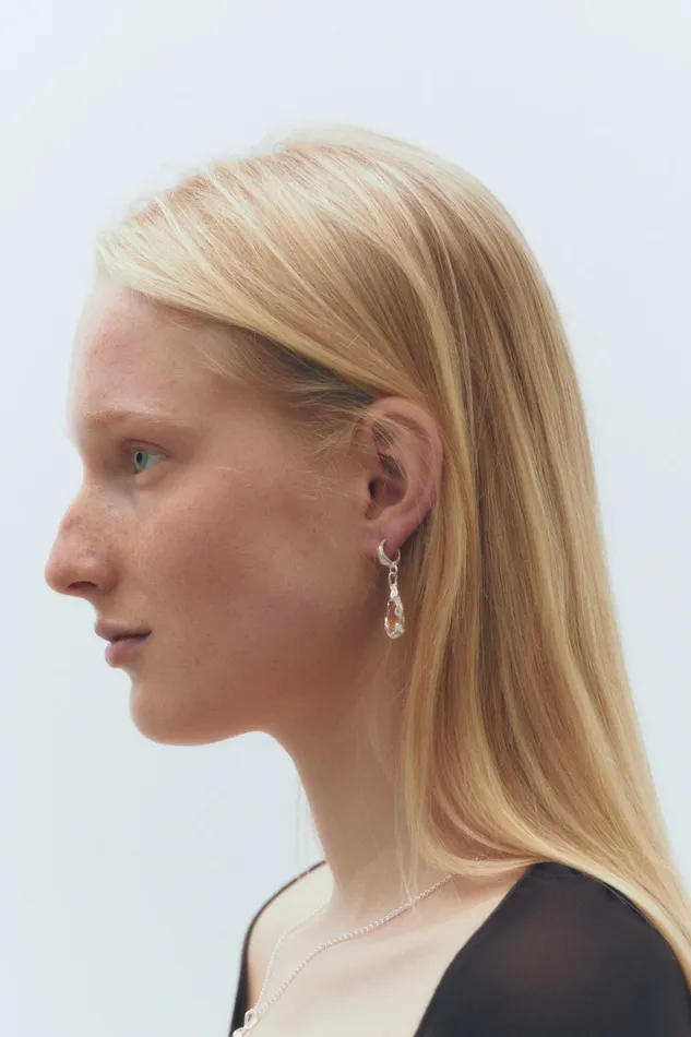 Naranja Hoop Simuero2022 Earrings