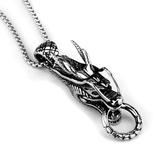 Necklaces Alamode TK2005 High polished no plating Stainless Steel Necklace with No Stone Necklaces Alamode TK2005 High polished no plating Stainless Steel Necklace with No Stone