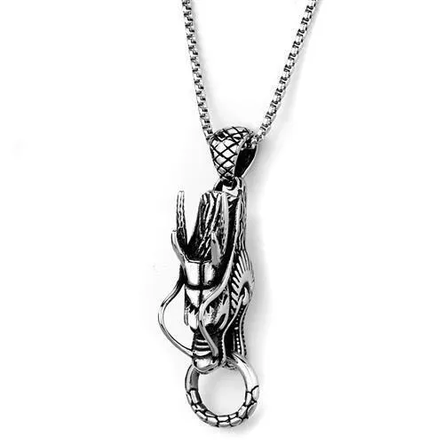 Necklaces Alamode TK2005 High polished no plating Stainless Steel Necklace with No Stone