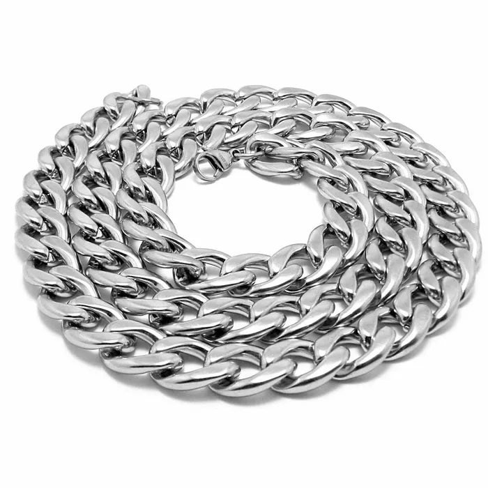 Necklaces Bling Cartel Admin Mens Cuban Link Stainless Steel Chain Necklace 12MM 30 Necklaces Bling Cartel Admin Mens Cuban Link Stainless Steel Chain Necklace 12MM 30