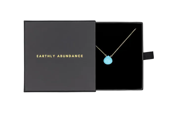 Necklaces Earthly Abundance Jewelry White Topaz Carabiner Necklace