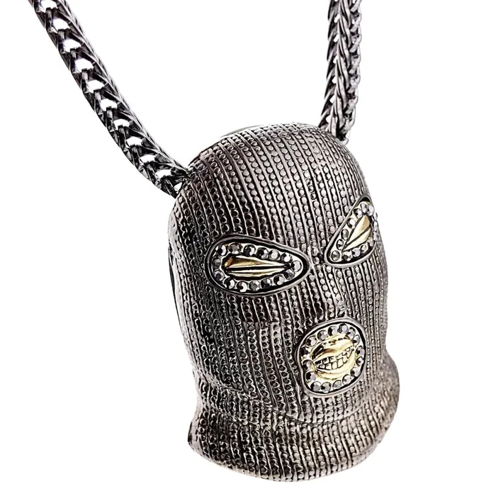 Necklaces Gunmetal Gray Goon Head 36 Franco Chain Necklace Bling Cartel Admin Necklaces Gunmetal Gray Goon Head 36 Franco Chain Necklace Bling Cartel Admin