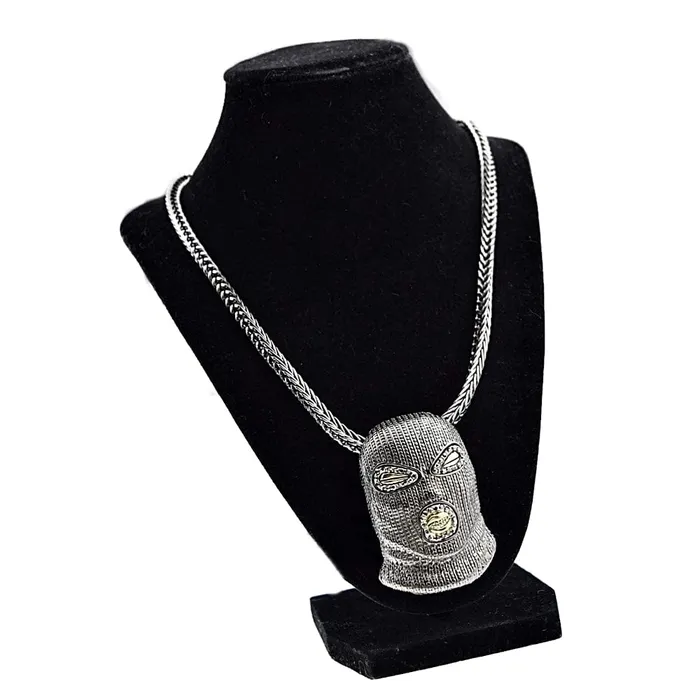 Necklaces Gunmetal Gray Goon Head 36 Franco Chain Necklace Bling Cartel Admin
