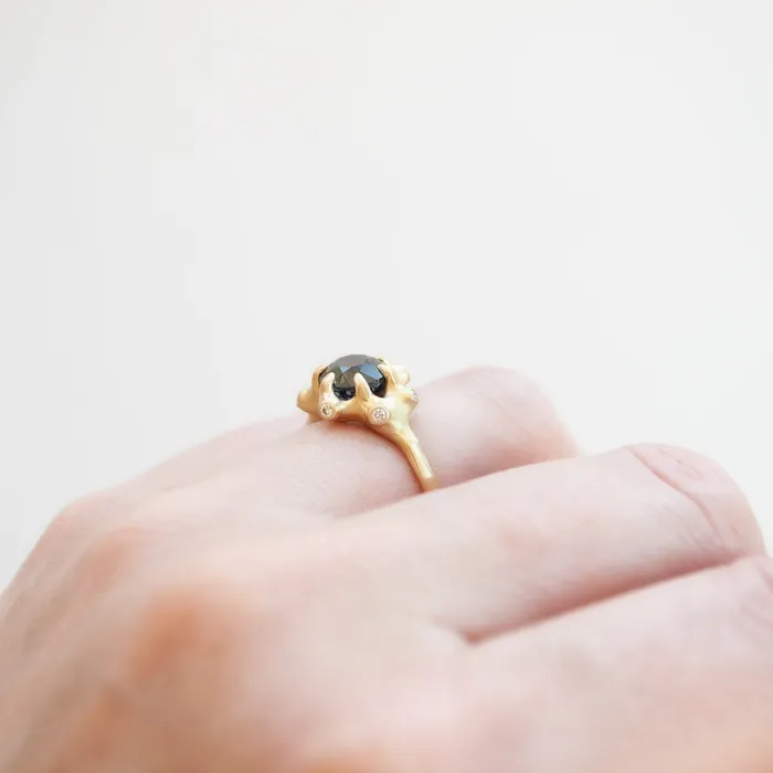 Rings Blue Sapphire Barnacle Cluster Ring Johnny Ninos