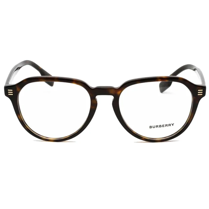 Rings Burberry Mens Eyeglasses Dark Havana Round Plastic Frame 52 mm 0BE2368 3002 BURBERRY