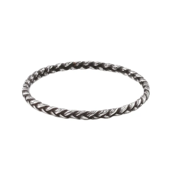 Rings Katrina LaPenne Small Silver Braid Ring