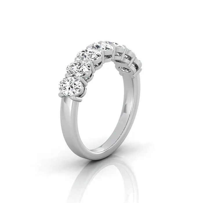 Rings Oval Lab Grown Diamond Seven Stone Ring 140cttw deBebians