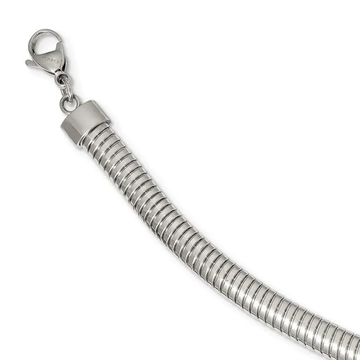 Stainless Steel Polished 8mm 18in Necklace Chisel Necklaces Stainless Steel Polished 8mm 18in Necklace Chisel Necklaces