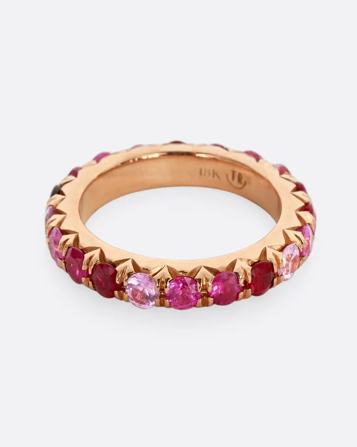 TAMSIN RASOR Rings Ruby Eternity Ring TAMSIN RASOR Rings Ruby Eternity Ring