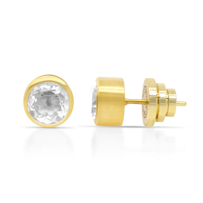 Dean Davidson Earrings Dean Davidson Signature Midi Stud Earrings Crystal QuartzGold Dean Davidson Earrings Dean Davidson Signature Midi Stud Earrings Crystal QuartzGold