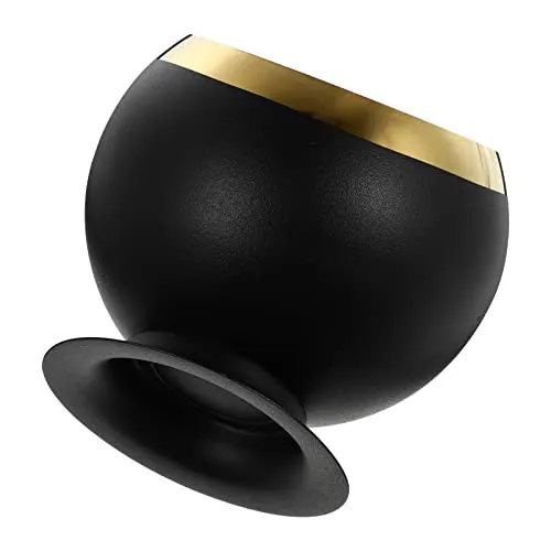 Dropshipped via Social Commerce Network Earrings UPKOCH 14cm Stainless Steel Ashtray Drop Proof Ashtrays for Homes Offices Black