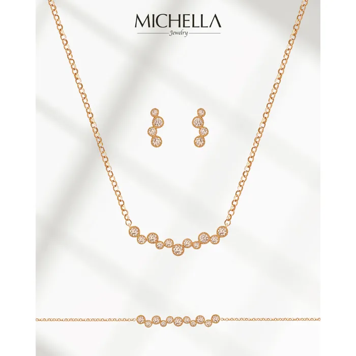 Earrings Michella Michella 18 Ct Gold Diamond Earring Basic Earrings Michella Michella 18 Ct Gold Diamond Earring Basic