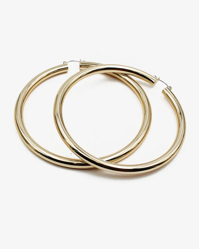 Earrings Oversize Hollow Hoop Earrings 02022024 Earrings Oversize Hollow Hoop Earrings 02022024