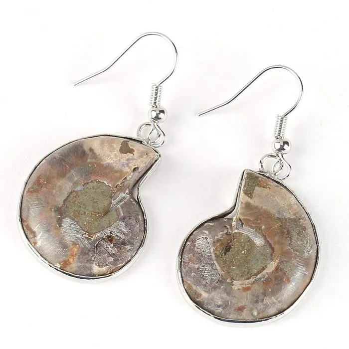 Earrings WickedAF Seashell Fossils Drop Earrings