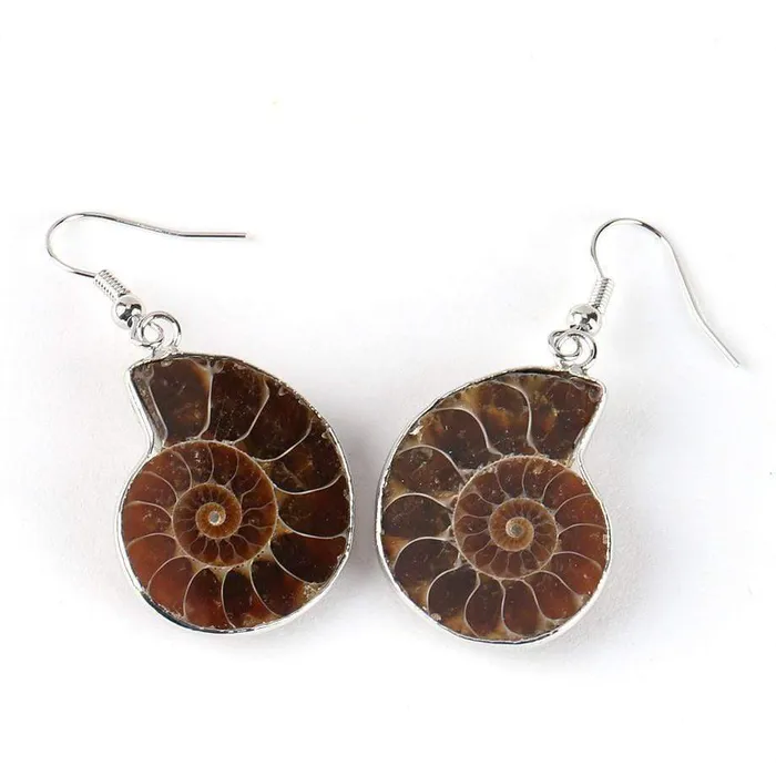 Earrings WickedAF Seashell Fossils Drop Earrings