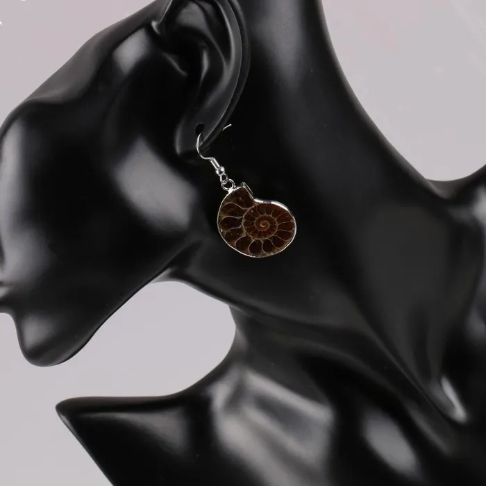 Earrings WickedAF Seashell Fossils Drop Earrings