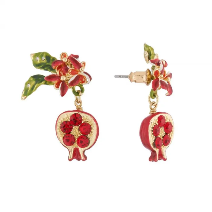 Les Nereides Earrings Les NereidesPomegranate Dangling Stud EarringsOne Size