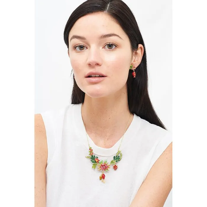 Les Nereides Earrings Les NereidesPomegranate Dangling Stud EarringsOne Size