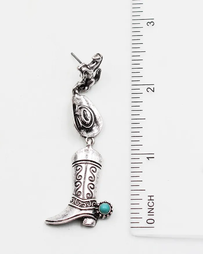 Metal Texas Boot Earrings 02142023 Earrings Metal Texas Boot Earrings 02142023 Earrings