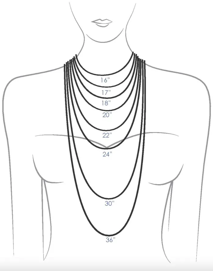 Necklaces Novalico Two Tone Flat Head Name Necklace