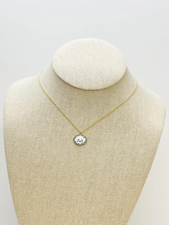 Prep Obsessed SB Necklaces Cute Cloud Pendant Necklace