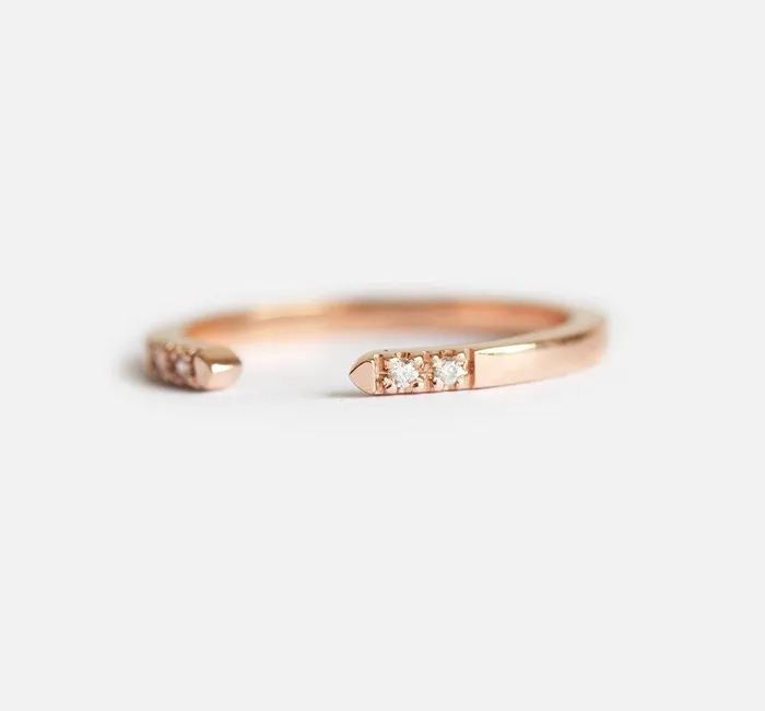 Rings Diamond Ring Open Diamond Ring Capucinne