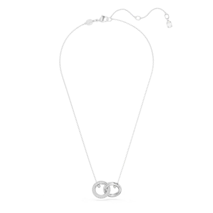 Swarovski Swarovski Dextera Necklace Interlocking loop White Rhodium plated Necklaces Swarovski Swarovski Dextera Necklace Interlocking loop White Rhodium plated Necklaces