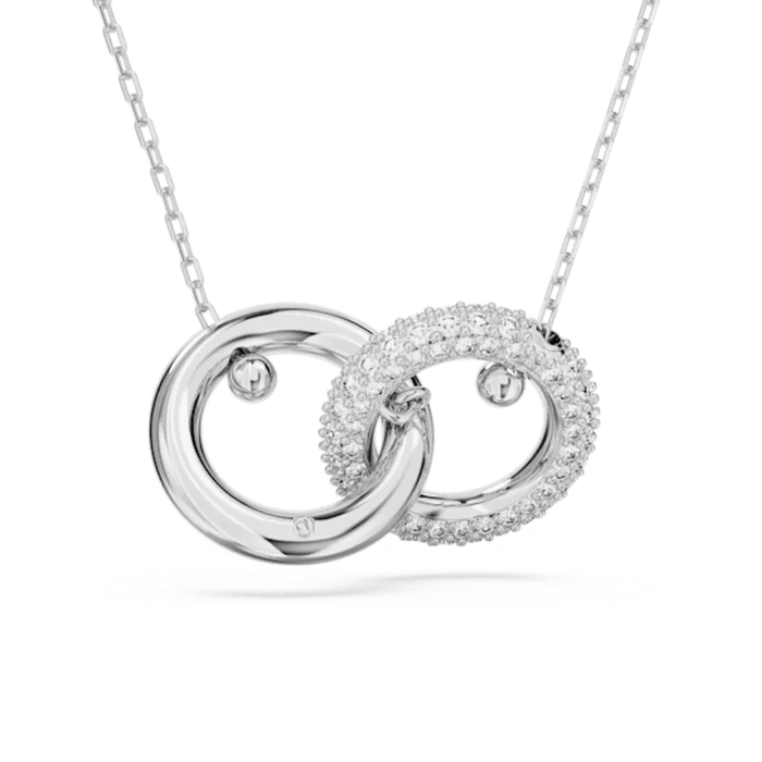 Swarovski Swarovski Dextera Necklace Interlocking loop White Rhodium plated Necklaces Swarovski Swarovski Dextera Necklace Interlocking loop White Rhodium plated Necklaces