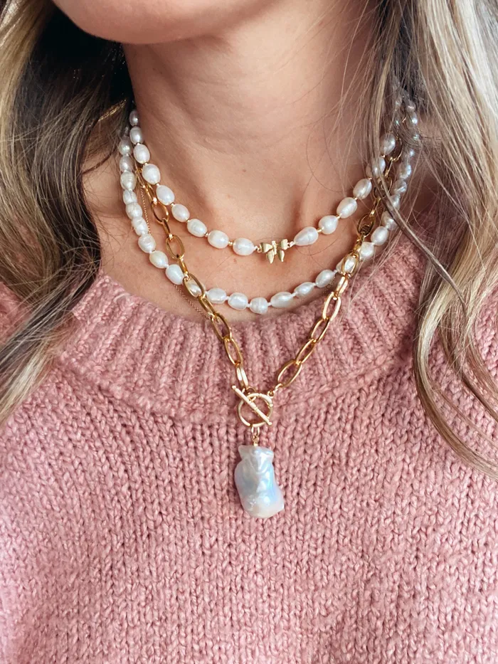 UntamedPetals Alyx Freshwater Pearl Necklace Necklaces UntamedPetals Alyx Freshwater Pearl Necklace Necklaces