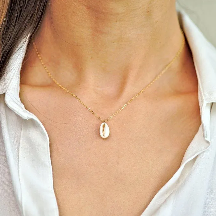 WickedAF Necklaces Conch Shell Pendant Necklace