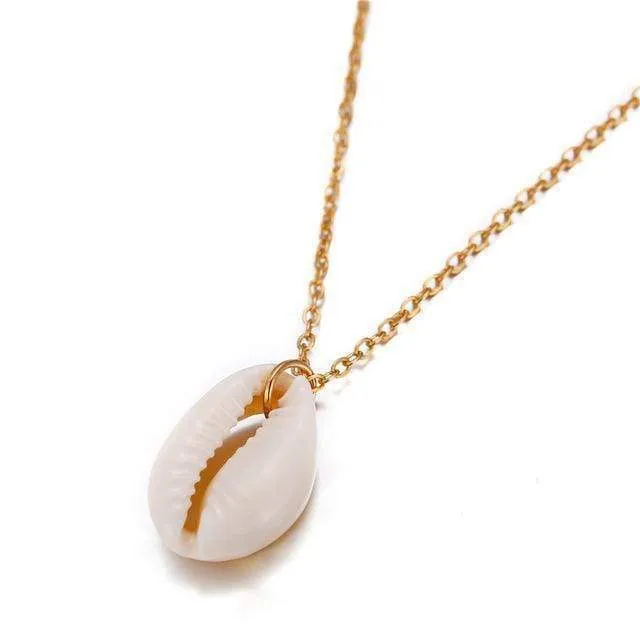 WickedAF Necklaces Conch Shell Pendant Necklace