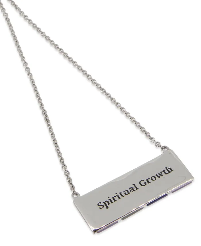 Buddha Groove Amethyst Labradorite and Lapis Sterling Silver Necklace Necklaces