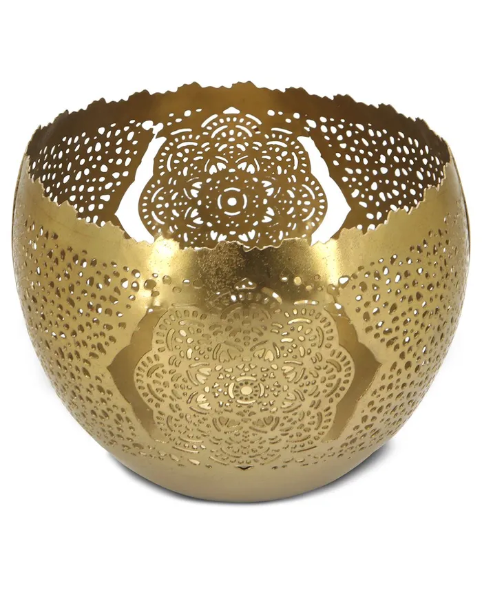 Buddha Groove Necklaces Fairtrade Mandala Design Decorative Bowl Votive Candle Lantern