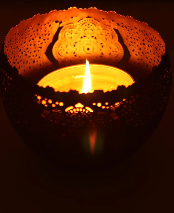 Buddha Groove Necklaces Fairtrade Mandala Design Decorative Bowl Votive Candle Lantern