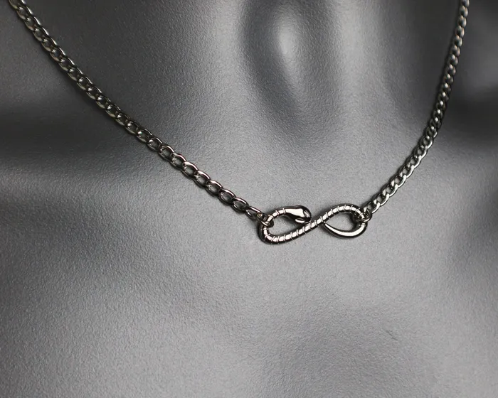 Captive Collars Necklaces Snake Infinity Necklace